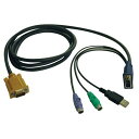 【中古】【未使用・未開封品】Tripp Lite 10ft USB / PS2 Cable Kit for KVM Switch B020-U08 / U16 ...