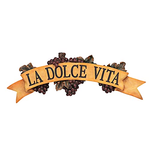 yÁzygpEJizDesign Toscano La Dolce Vita Wall Plaque