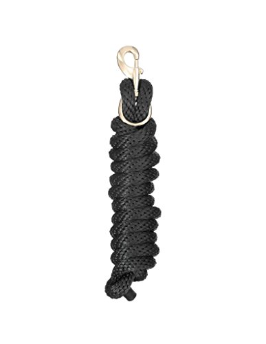 (2.6m, Black) - Tough 1 Tough-1 Poly Lead with Replaceable Bolt Snap