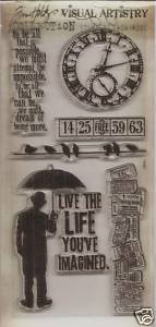 TIM HOLTZ - Visual Artistry Collection Clear Stamps - Life's Possibilities by Tim Holtz