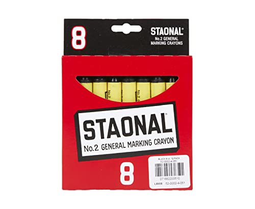 SONY - 【中古】【未使用・未開封品】Crayola. 5200023051 Staonal Marking Crayons Black 8/Box