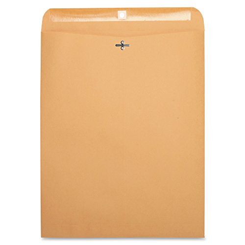 Business Source BSN36667 Clasp Envelopes- 28 lb.- 12in.x15-.50in.- Brown Kraft