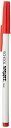 yÁzygpEJizSchool Smart 038163 Round Refillable Stick Pen, Fine Tip, Red, Pack - 12