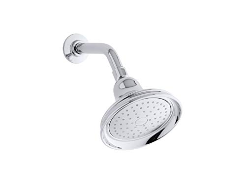 (Polished Chrome) - KOHLER K-10590-AK-CP Bancroft Single-Function Katalyst Showerhead, Polished Chrome