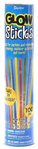 【中古】【未使用・未開封品】Glow Sticks 8" 100/Pkg-Assorted Neon Colors