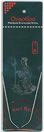 【中古】【未使用・未開封品】ChiaoGoo 16-Inch Red Line Circular Knitting Needles, 6/4mm by ChiaoGoo [並行輸入品]