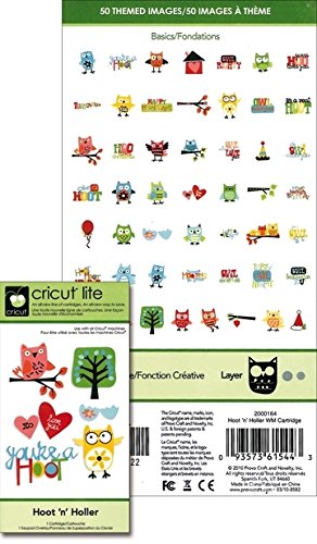 【中古】【未使用・未開封品】Cricut Lite Cartridge - Hoot 'n' Holler by Cricut