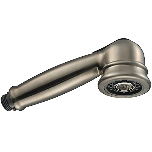 (Satin Nickel) - Kingston Brass KH7008 Gourmetier KH7008 Pull-Out Kitchen Faucet Sprayer Satin Nickel