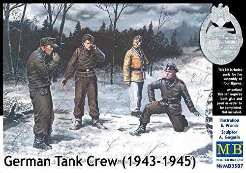 Masterbox 1:35 - German tank crew (1943-1945) kit no. 1 - MAS3507