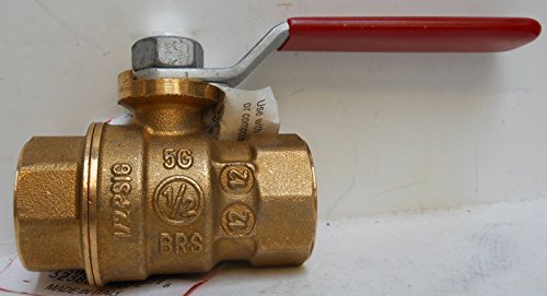 【中古】【未使用 未開封品】Forged Brass Full Port Ball Valve F.I.P-1/2 FIP BALL VALVE (並行輸入品)