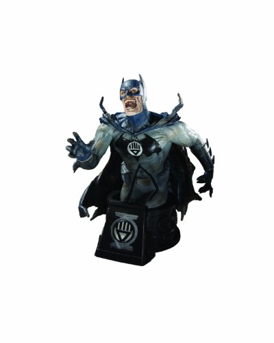 【中古】【未使用・未開封品】ヒーローズ オブ DCユニバース ミニバストスタチュー/ブラック・ランタン バットマン