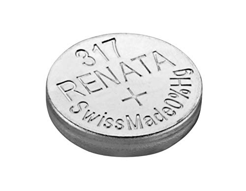 【中古】【未使用 未開封品】 317 Renata Watch Batteries 6pcs