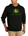 【中古】【未使用・未開封品】John Deere Men's Trademark Logo Core Hood Pullover Fleece