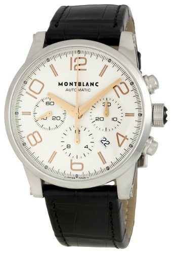 【中古】【未使用・未開封品】MONTBLANC メンズ 101549 タイムウォーカー クロノグラフウォッチ, クロ..