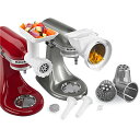 【中古】【未使用 未開封品】KitchenAid KGSSA Stand Mixer Attachment Pack 2 with Food Grinder, Rotor Slicer Shredder, and Sausage Stuffer by KitchenAid