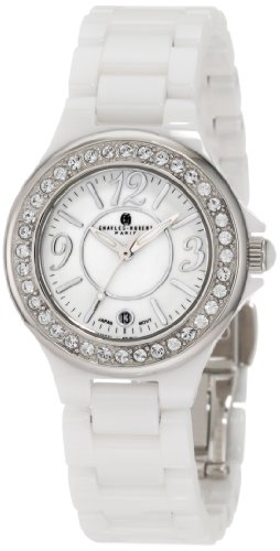【中古】【未使用・未開封品】Charles-Hubert, Paris Women's 6777-W Premium Collection White Cerami..