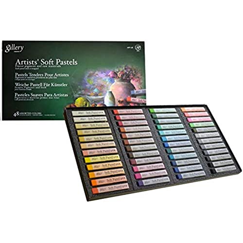 【中古】【未使用・未開封品】Mungyo Gallery Soft Pastel Squares Cardboard Box Set of 48 - Assorted Colors by Mungyo Gallery