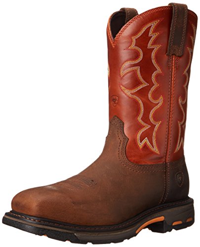【中古】【未使用・未開封品】Ariat メンズ ワークホッグ スチールトゥ ワークブーツ US サイズ: 24 カラー: ブラウン