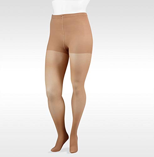 yÁzygpEJizJuzo Soft Pantyhose 20-30mmHg Closed Toe, V, Beige by Juzo