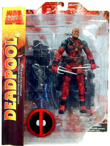 【中古】【未使用・未開封品】Marvel Select Action Figure Deadpool Unmasked Variant