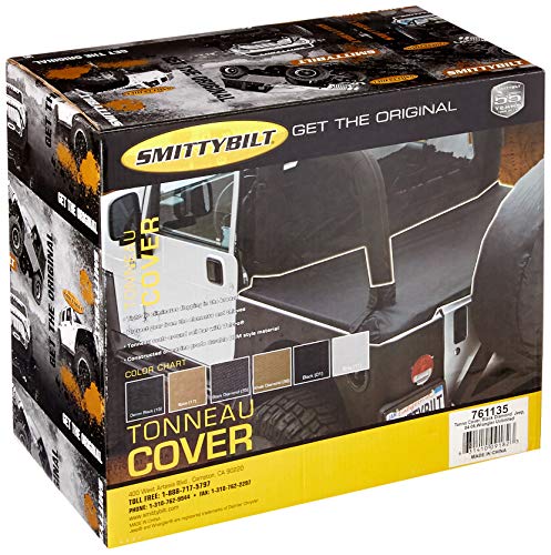 【中古】【未使用・未開封品】Smittybilt 761135ブラックダイヤモンドTonneau Cover for Jeep LJ