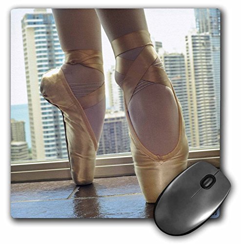 【中古】【未使用・未開封品】3drose LLC 8?x 8?x 0.25インチのペアをマウスパッド、詳細のバレエシュ..