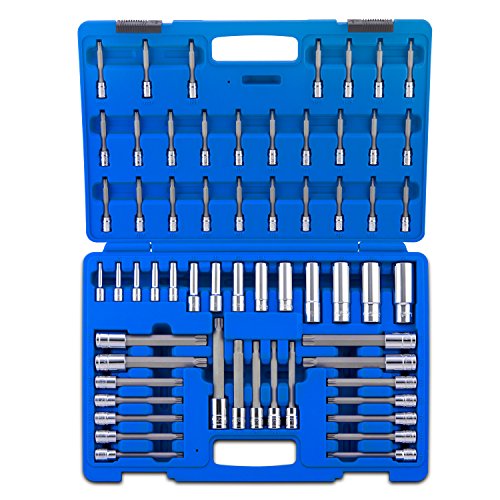 【中古】【未使用・未開封品】Neiko 10287A Extra Long Torx Bit Socket and Deep External Torx Socket Set | 60-Piece Set | S2 and Cr-V Ste...