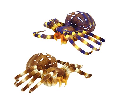 【中古】【未使用・未開封品】Adventure Planet Plush - SPIDERS (Set of 2 different - Blue & Brown) ( 20cm )