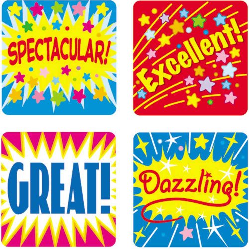 š̤ۡѡ̤ʡStickers Positive Words 120/Pk Acid