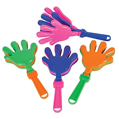 【中古】【未使用・未開封品】~ 12 ~ Hand Clappers Noisemakers Favors ~ 7.5 ~ NEW by Rhode Island Novelty