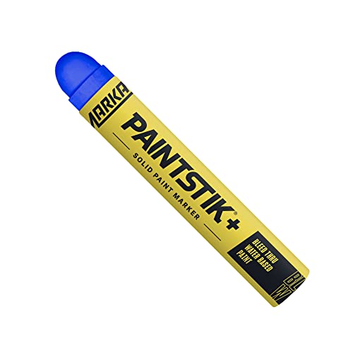 【中古】【未使用・未開封品】Markal 80735 BL-W Paintstik - Bleed Through Water Based Primer Solid Paint Marker, Blue (Pack of 12) by Markal