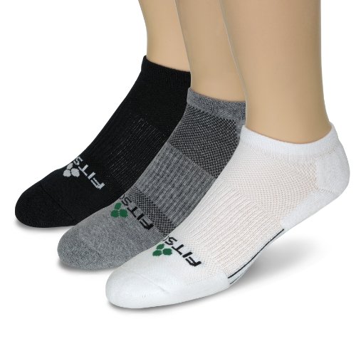 【中古】【未使用・未開封品】(Medium, Tri-Color) - Fitsok CF2 Cushion Low Cut Sock, 3-Pack