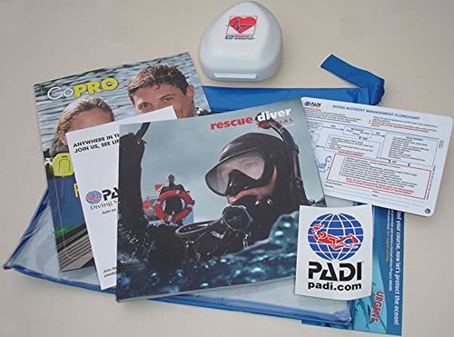 【中古】【未使用・未開封品】PADI Rescue Diver Crew Pack with Pocket Mask Training Materials for ..