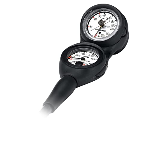 【中古】【未使用・未開封品】Oceanic Max Depth SWIV 200' Combo Depth and Standard Pressure Gauge by Oceanic