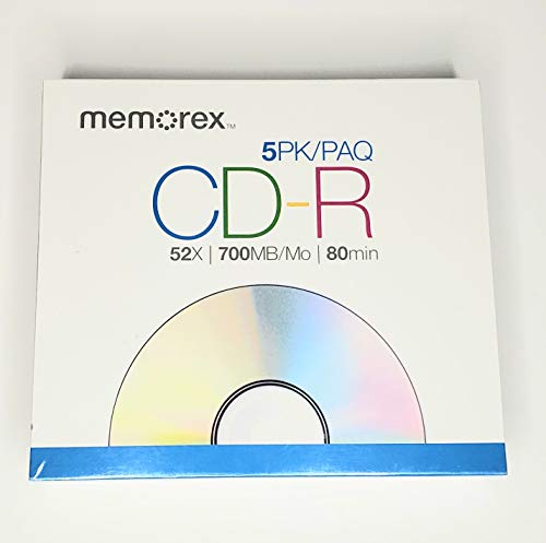 【中古】【未使用・未開封品】CD - R、W /スリムジュエルケース、52?x、700?MB / 80min、5?/ PK