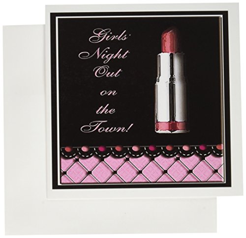 【中古】【未使用・未開封品】ビバリーターナーデザイン???リップスティック、Girls Night Out???グリーティングカード Set of 12 Greeting Cards