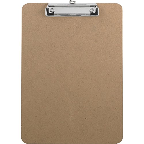 【中古】【未使用・未開封品】Business Source BSN16508 Clipboard, with Flat Clip-Rubber Grips,9 in. x 12.5 in.,Brown