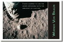 【中古】【未使用 未開封品】学習 I Have to Use the Word Impossible with the GreatestのCaution Werner Von Braun ( Moon Walk ) -教室Motivational Poster