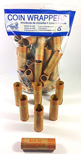 コインWrappers -36?Count Quarters???新しい 36 Count