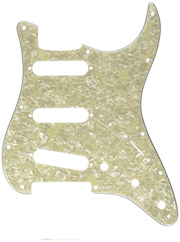 楽天AJIMURA-SHOP【中古】【未使用・未開封品】Fender ピックガード11-HOLE MODERN-STYLE STRATOCASTER? S/S/S PICKGUARD, AGED WHITE MOTO