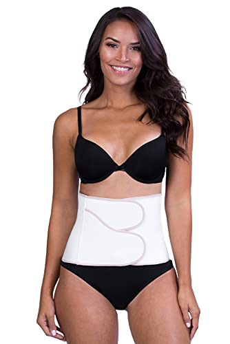 Belly Bandit Body Formulated Fit Belly Wrap (Small, Cream)