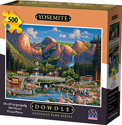 【中古】【未使用・未開封品】ドードル・フォーク・アート ジグソーパズル ヨセミテ国立公園 500ピース