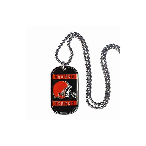 【中古】【未使用 未開封品】Siskiyou Sports FTN025 Cleveland Browns Tag Necklace