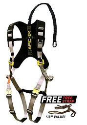 【中古】【未使用・未開封品】TREE SPIDER Robinson Outdoor Products メンズ スピードハーネス ブラック/グレー S/M