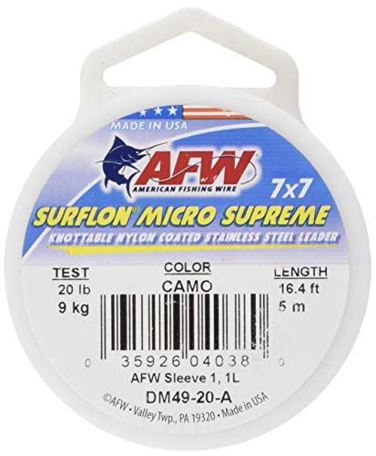 ����šۡ�̤���ѡ�̤�����ʡ�American Fishing Wire Surflon �ޥ����� ���ץ꡼�� �ʥ����� ������ 7x7���ƥ�쥹�������� �꡼��...