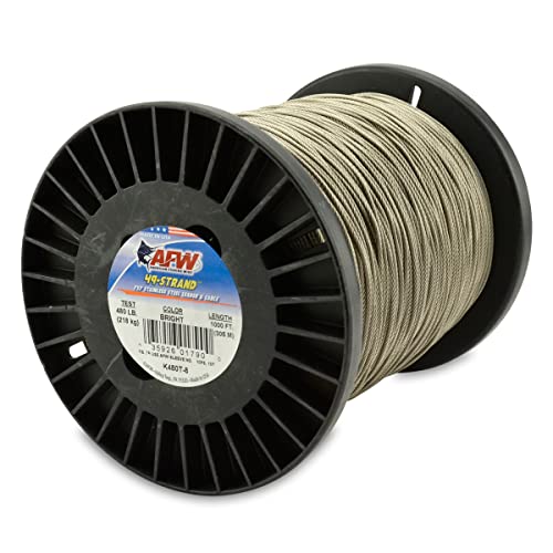 š̤ۡѡ̤ʡAmerican Fishing Wire 49 ȥ 7x7 ƥ쥹 㡼 ꡼֥ 800ݥ/364 kg  081/2.06mm ľ 뤤