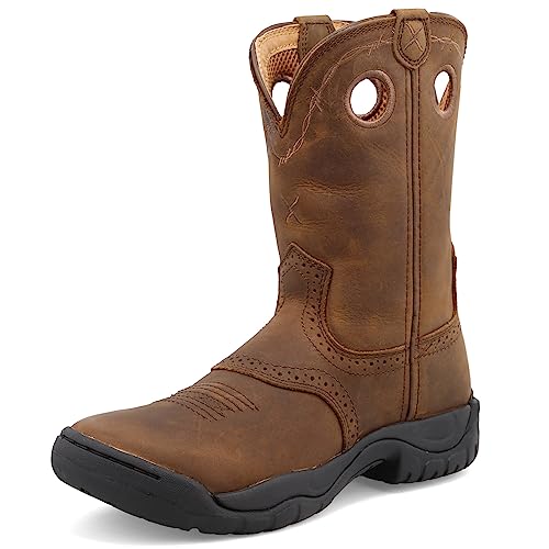 【中古】【未使用 未開封品】(8.5 B(M) US, Brown) - Twisted X Womens All Around Boot