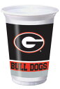【中古】【未使用・未開封品】Georgia Bulldogs 20 oz. Plastic Cups ジョージアブルドッグ20オンス?プラスチック製コップ♪ハロウィン♪クリスマス♪