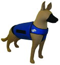 【中古】【未使用・未開封品】TechKewl Phase Change Cooling Dog Coat, Medium/Large, Blue by Tech...