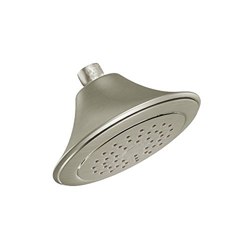 【中古】【未使用・未開封品】Moen S6335BN Rothbury 6-1/2インチ シングルファンクションシャワーヘッド 流量2.5GPM つや消しニッケル
